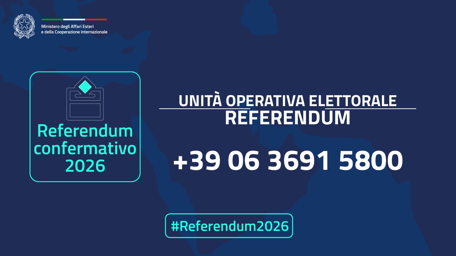 Voto degli italiani all’estero al via un’Unità operativa alla Farnesina per assistenza e coordinamento delle operazioni elettorali