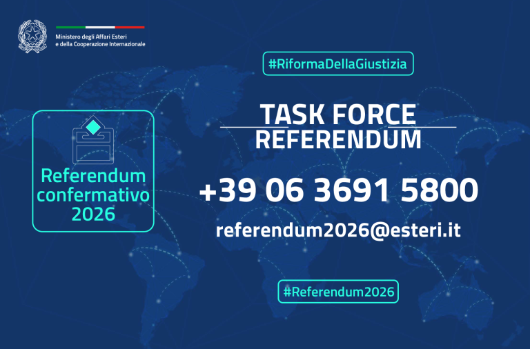 Voto degli italiani all’estero: al via un’Unità operativa alla Farnesina per assistenza e coordinamento delle operazioni elettorali