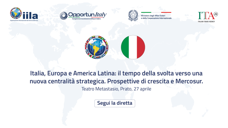 Tajani a Prato per il Forum economico Italia–America Latina. Opportunità da accordo UE-MERCOSUR