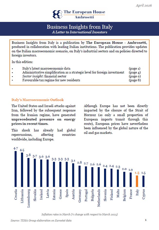 Business Insights from Italy - Aprile 2026