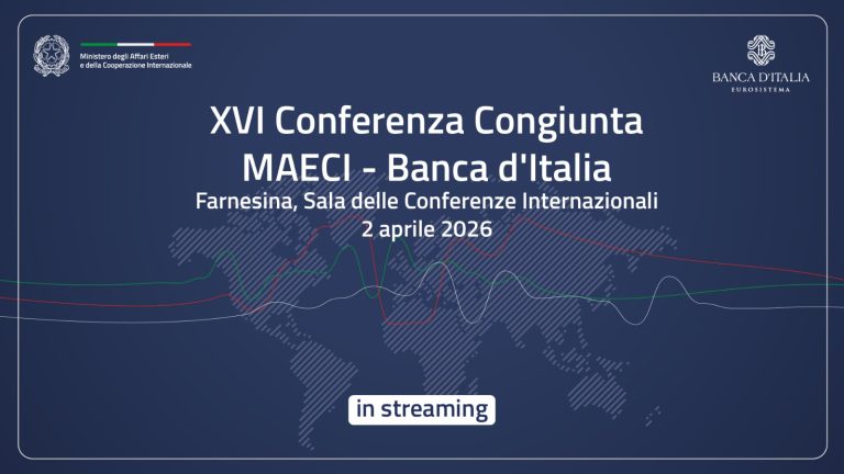Il Ministro Tajani apre la XVI Conferenza Congiunta MAECI - Banca d'Italia