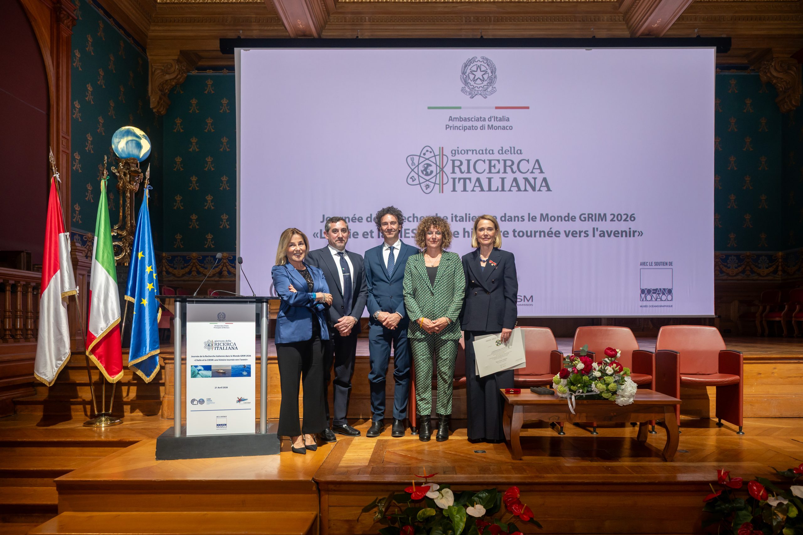 La Giornata della Ricerca italiana nel Mondo nel Principato di Monaco – ©RosannaCalò