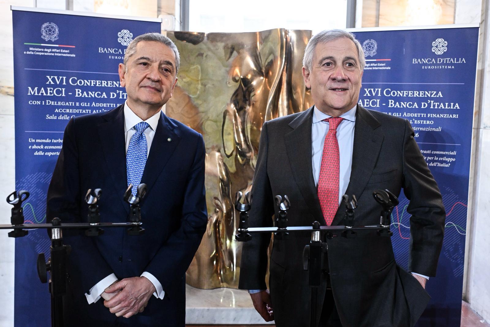 Il Ministro Tajani apre la XVI Conferenza Congiunta MAECI – Banca d’Italia