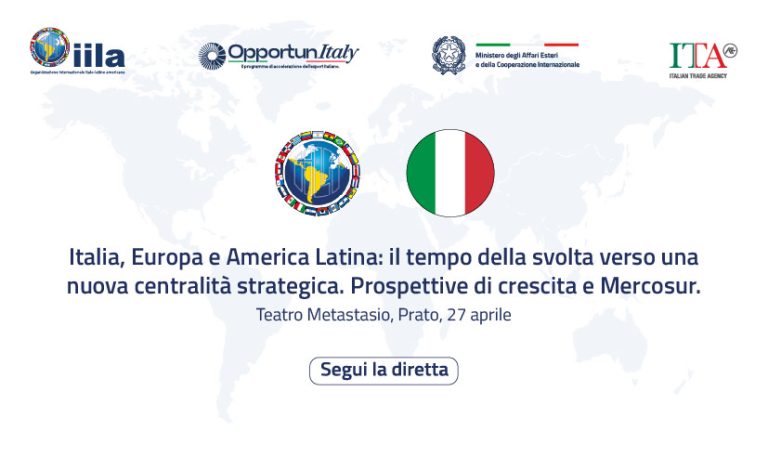 Tajani a Prato per il Forum economico Italia–America Latina. Opportunità da accordo UE-MERCOSUR