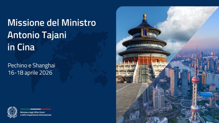 Cina missione ministro Tajani