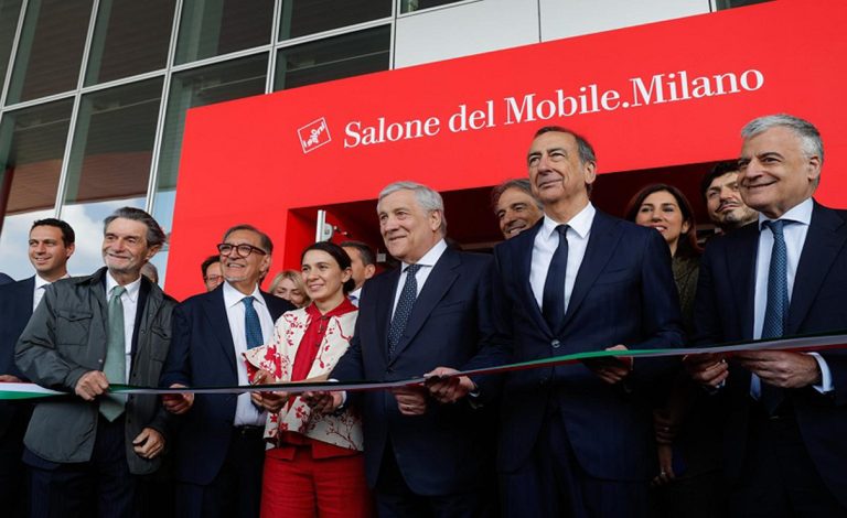 Tajani partecipa all’apertura della 64ª edizione del Salone del Mobile di Milano