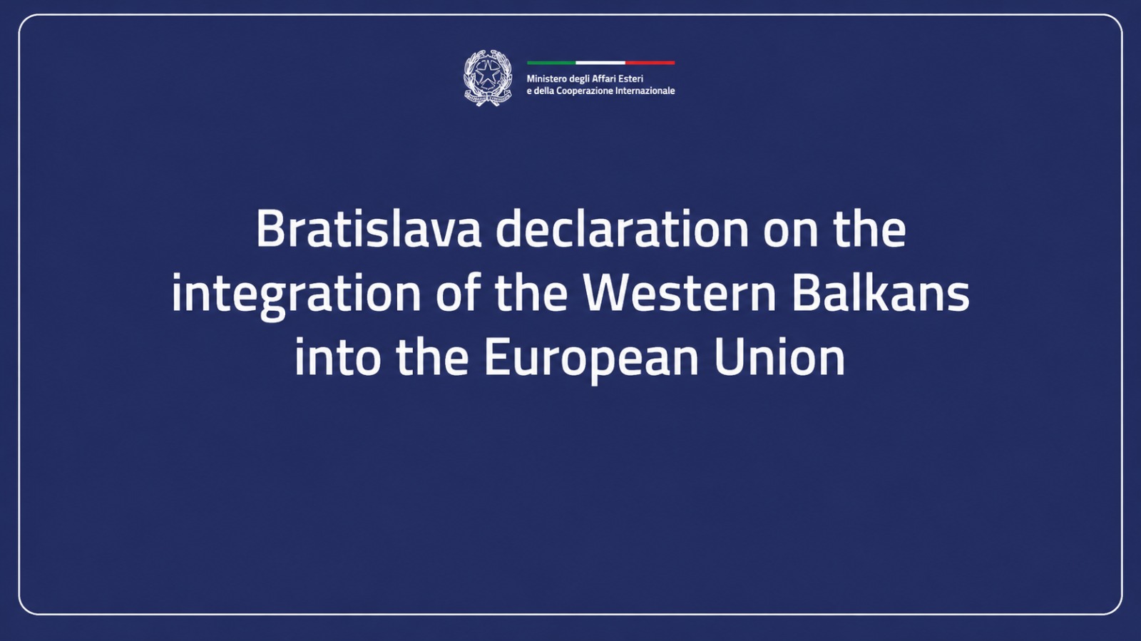 Bratislava dichiarazione ENG