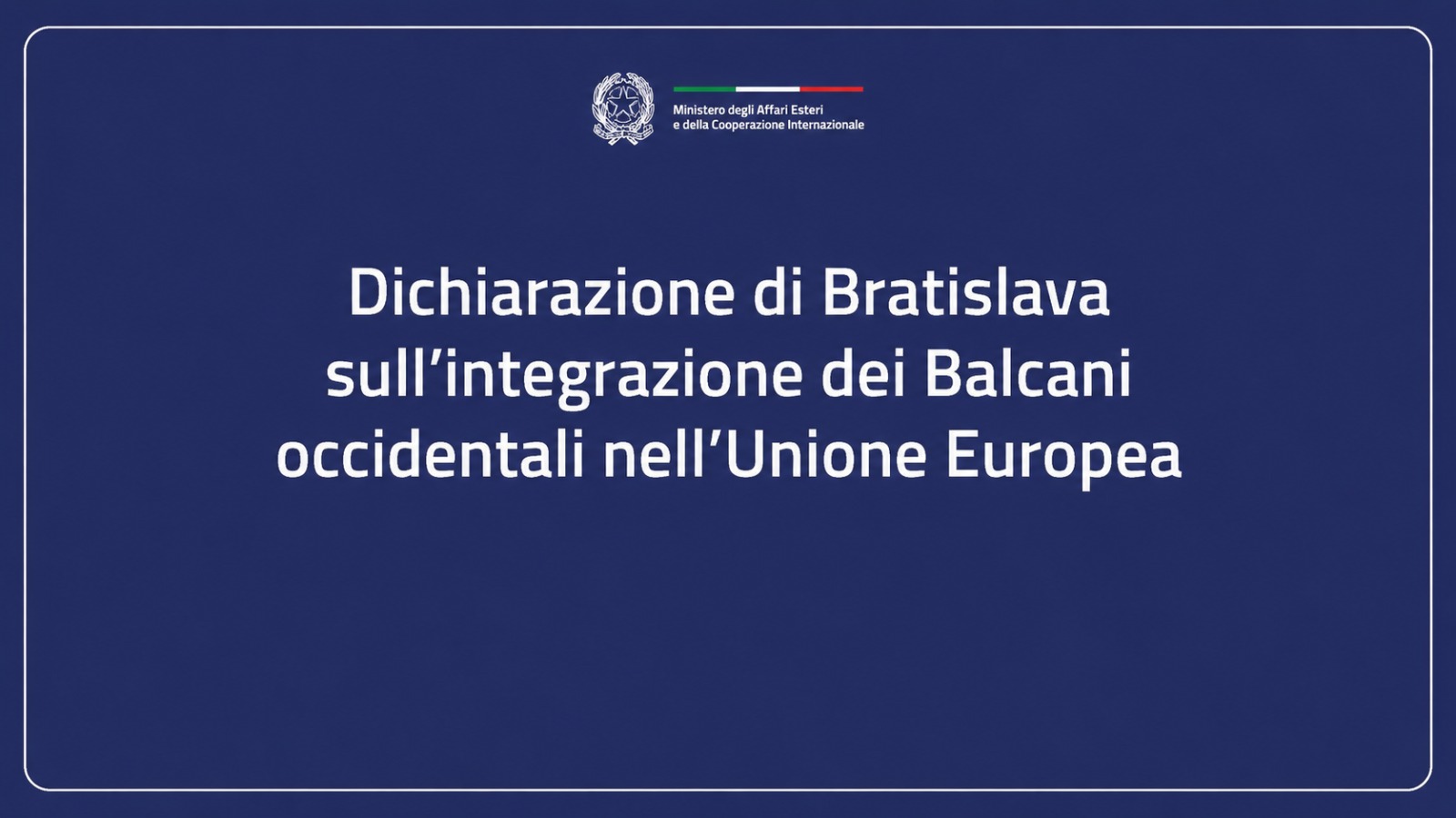 Bratislava dichiarazione