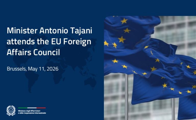 Tajani at the EU Foreign Affairs Council: Western Balkans, Ukraine, the Middle East, and European Security at the Centre of Discussion