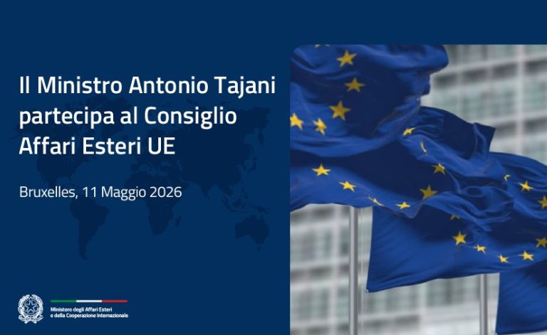 Tajani al Consiglio Affari Esteri UE: Balcani Occidentali, Ucraina, Medio Oriente e sicurezza europea al centro dei lavori