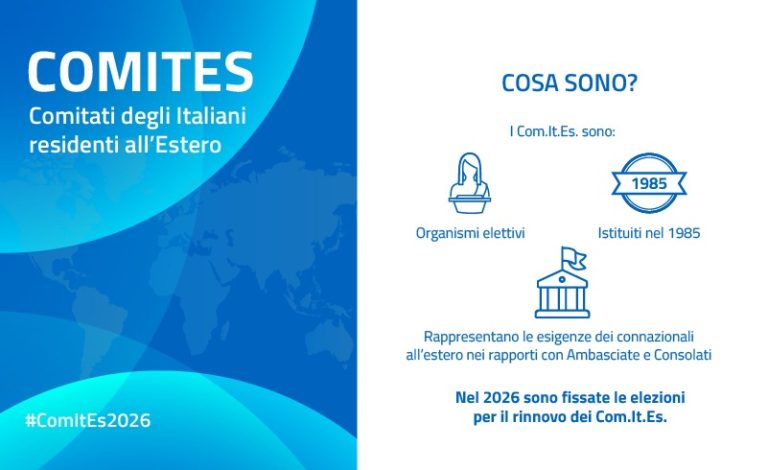Elezioni dei COMITES 2026