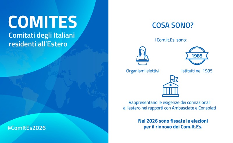 Elezioni dei COMITES 2026