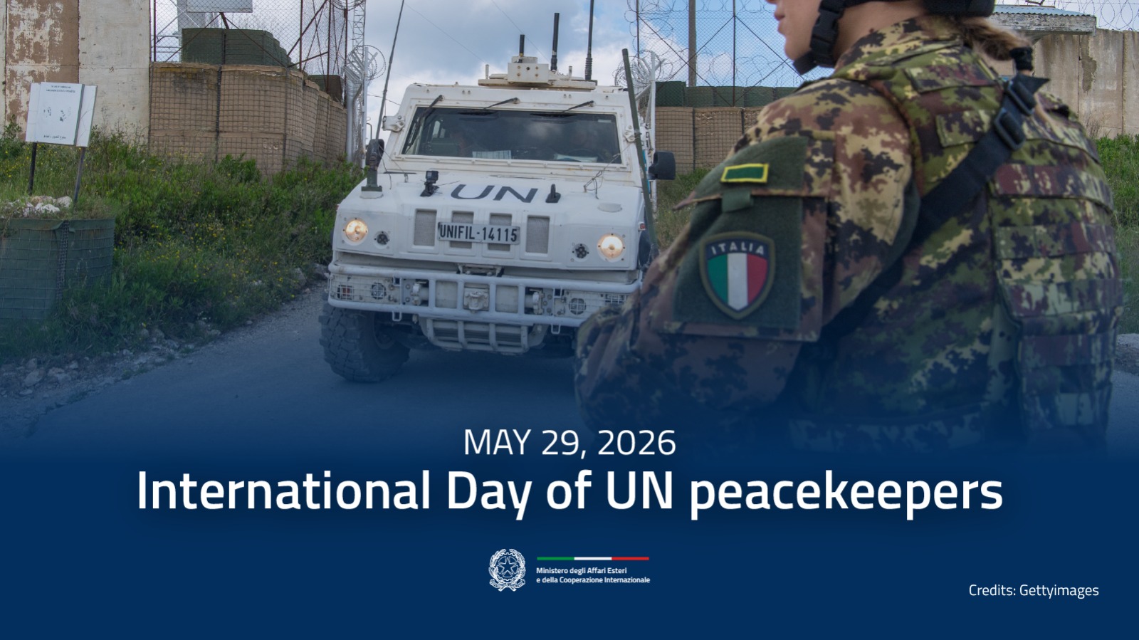 Giornata dei Caschi Blu. Tajani: un faro di speranza e pace, pensiero va a UNIFIL