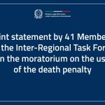 Joint statement by 41 Members of the Inter-Regional Task Force on the Moratorium on the use of the Death Penalty
