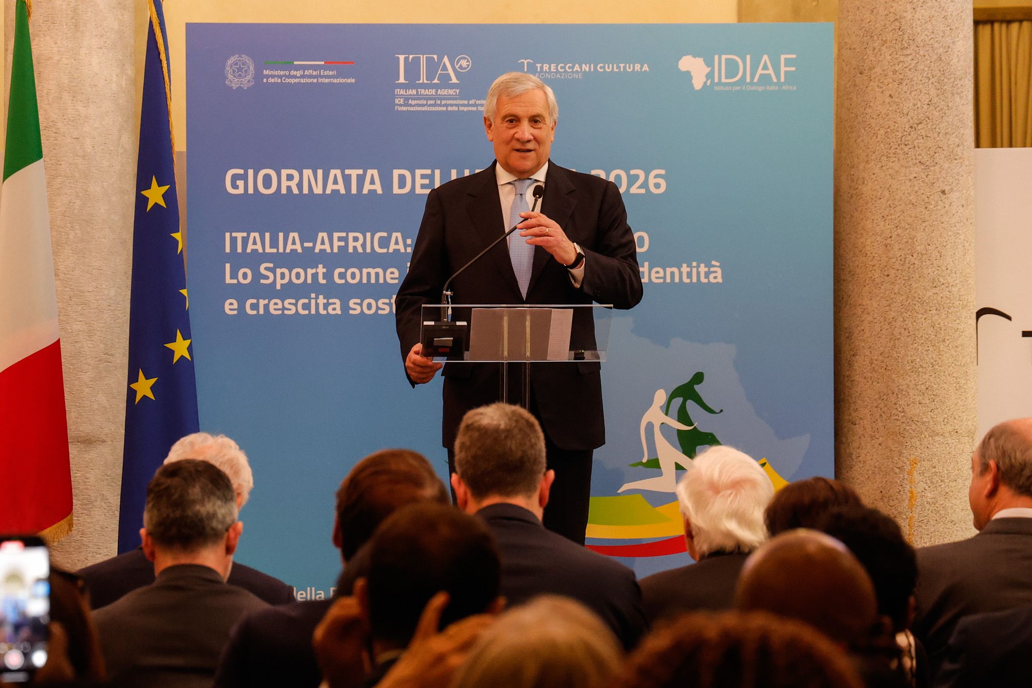 L’Italia festeggia l’Africa con lo sport. Tajani all’iniziativa “Italia-Africa: culture in gioco” con i campioni sportivi africani