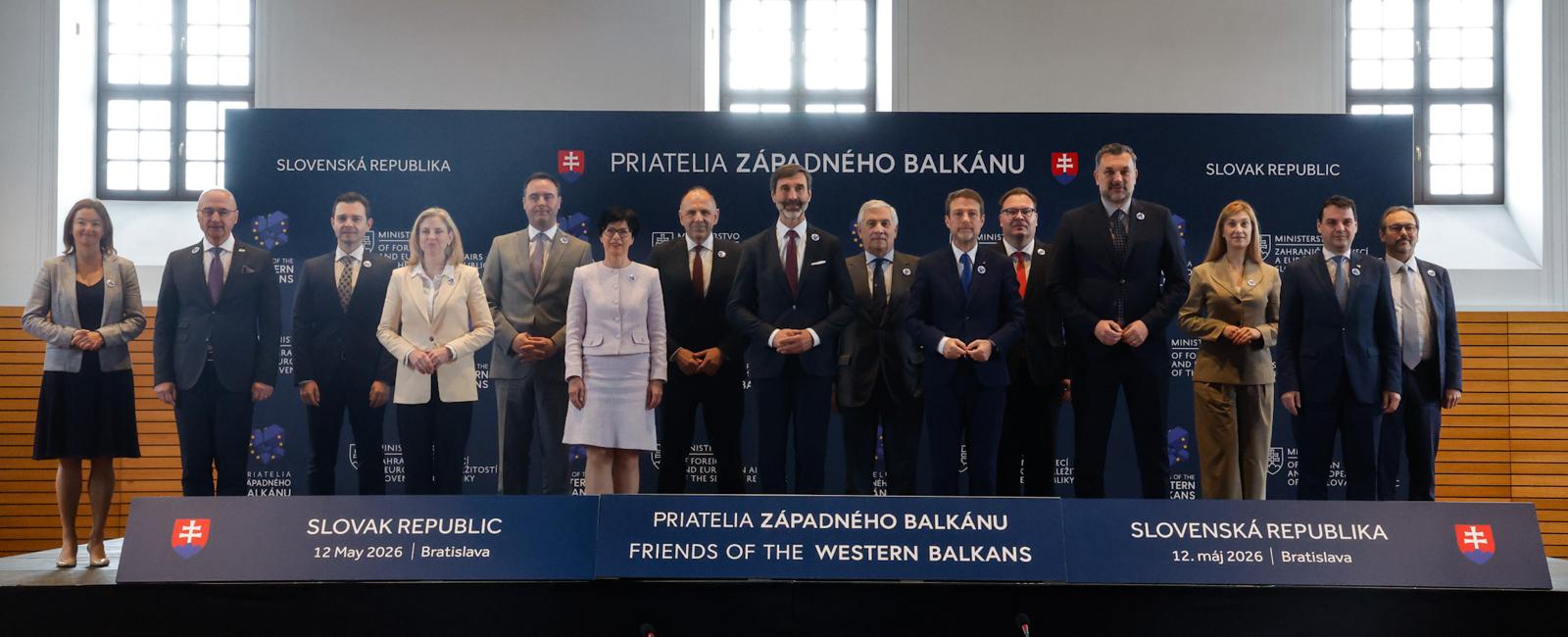 Tajani in Bratislava for the “Friends of the Western Balkans” Ministerial Meeting