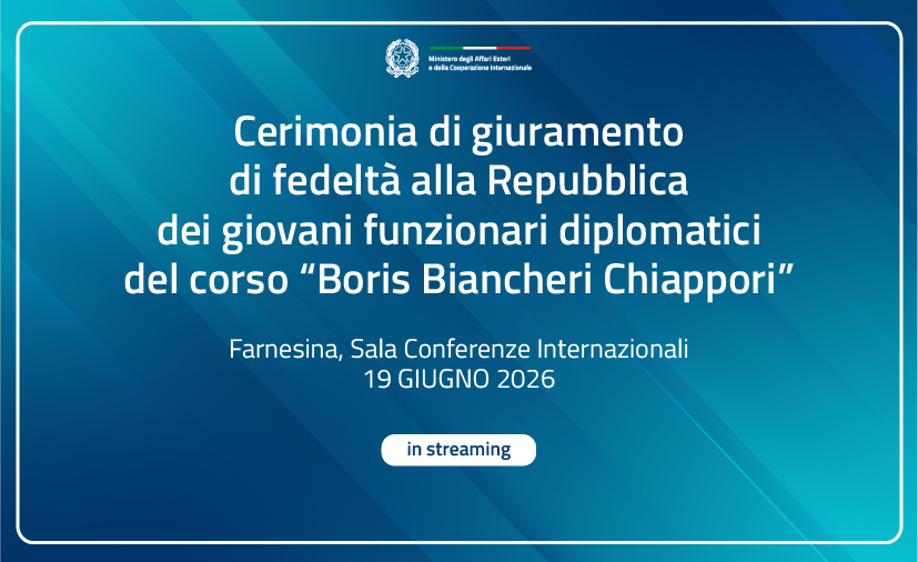 GIURAMENTO FUNZIONARI DIPLOMATICI_ITA