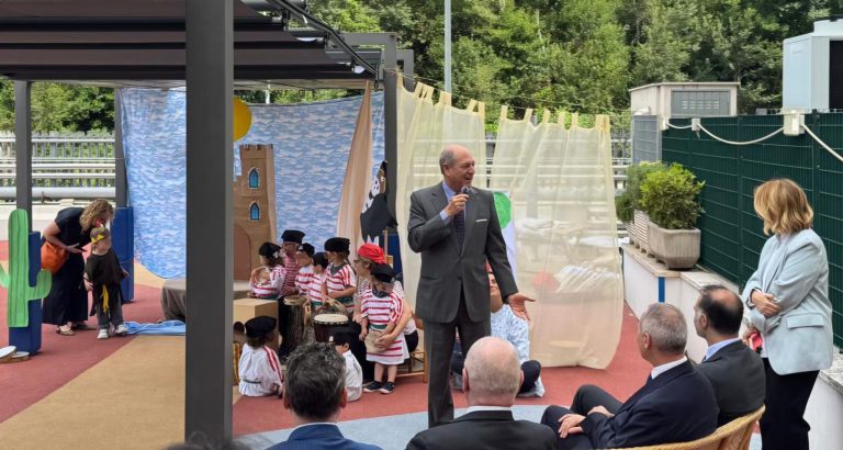Il Segretario Generale Amb. Riccardo Guariglia alla chiusura dell’anno educativo dell’Asilo Nido Farnesina