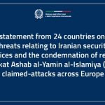 Joint statement on Iranian State Threats and HAYI-claimed attacks