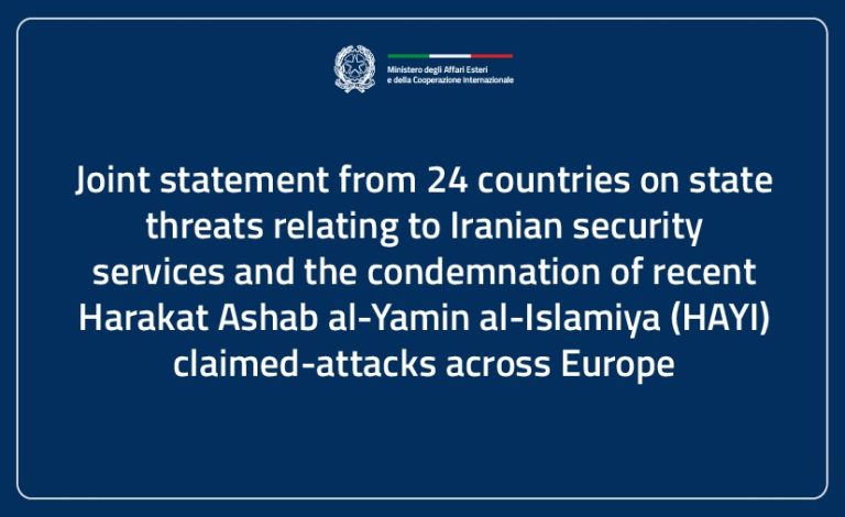Joint statement on Iranian State Threats and HAYI-claimed attacks