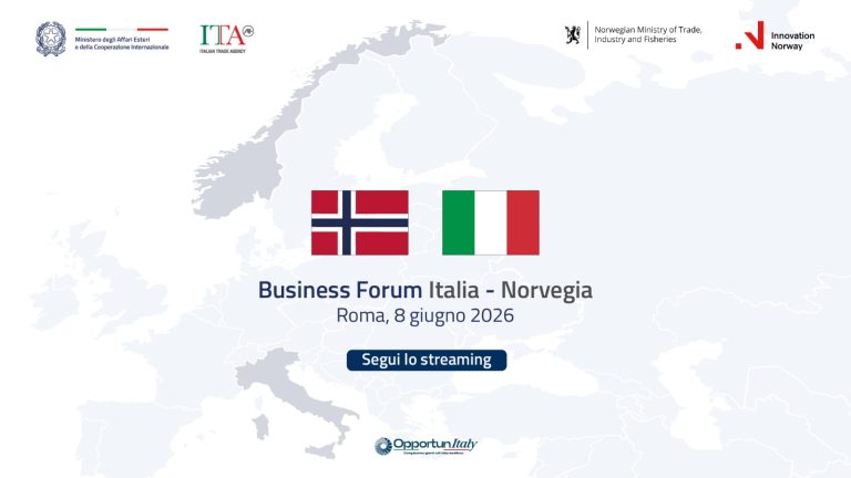 Tajani apre il Business Forum Italia-Norvegia dedicato a transizione energetica, marittimo verde, difesa e sicurezza delle infrastrutture