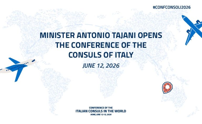 Tajani apre Conferenza Consoli_ENG