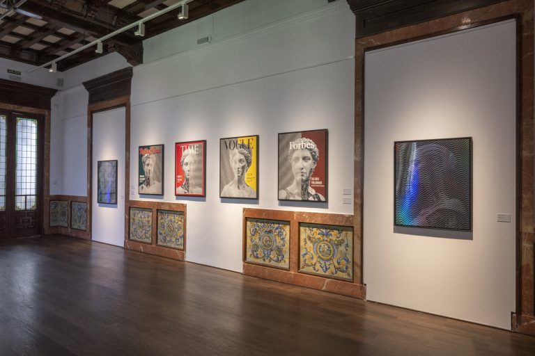 Uno degli spazi espositivi (Sala Belvedere – IIC Madrid) – One of the exhibition spaces  Credits: Matteo Rovella Pictures / IIC Madrid