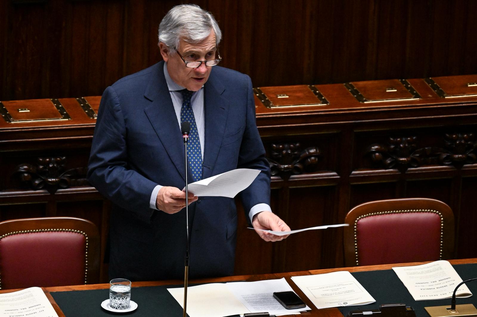 Il Ministro Antonio Tajani partecipa alla sessione di Question Time alla Camera