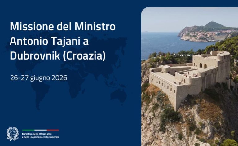 Il Ministro Tajani al Dubrovnik Forum e alla riunione Ministeriale dei MED9