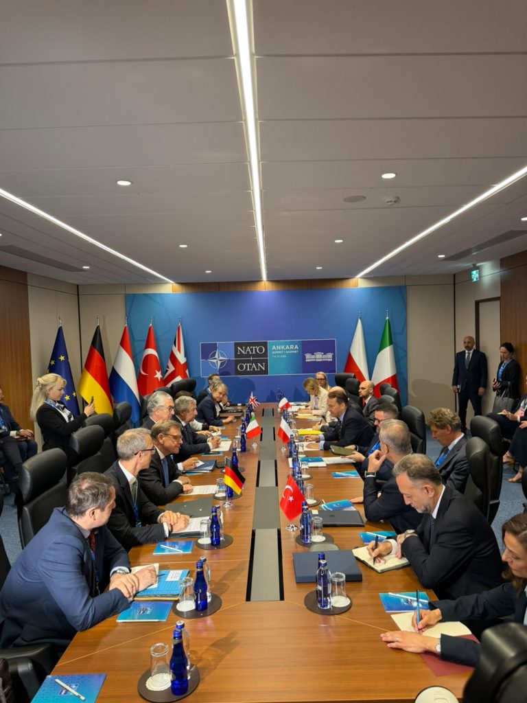 Il Ministro Tajani ad Ankara per il Vertice NATO