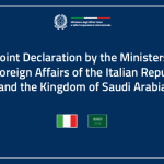 Dichiarazione congiunta dei Ministri degli Affari Esteri della Repubblica Italiana e del Regno dell’Arabia Saudita