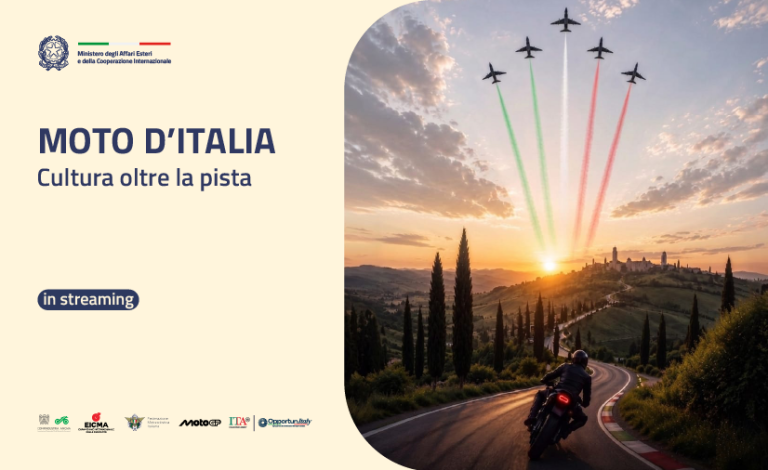 Il Ministro Tajani all’evento “Moto d’Italia – Cultura oltre la pista”