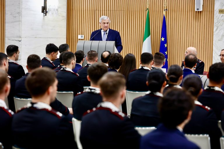 Partecipazione del Ministro Tajani all’evento “L’Arma dei Carabinieri incontra la Diplomazia”