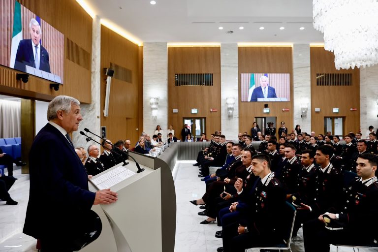 Partecipazione del Ministro Tajani all’evento “L’Arma dei Carabinieri incontra la Diplomazia”