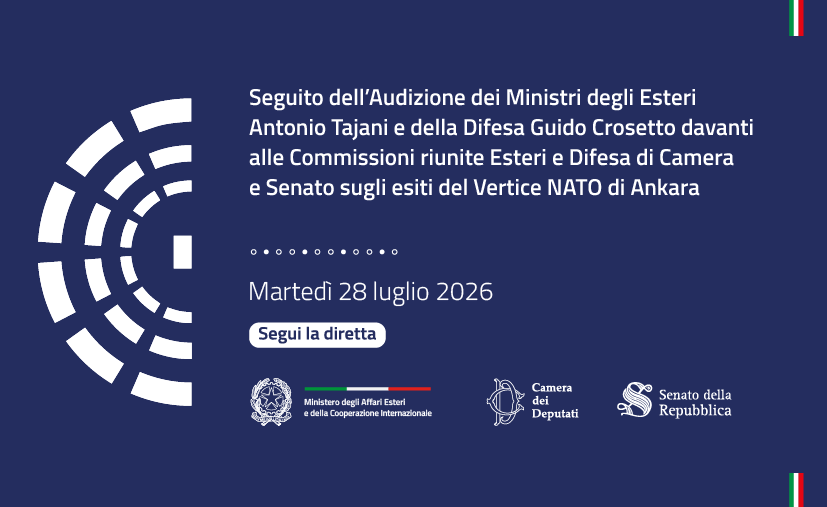 Seguito dell’Audizione dei Ministri Tajani e Crosetto sugli esiti del Vertice NATO di Ankara
