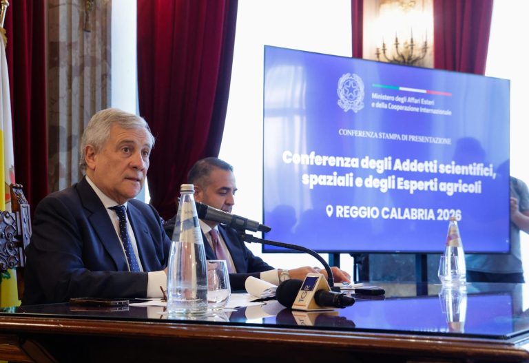 Tajani oggi in Calabria per presentare la prossima conferenza degli addetti scientifici