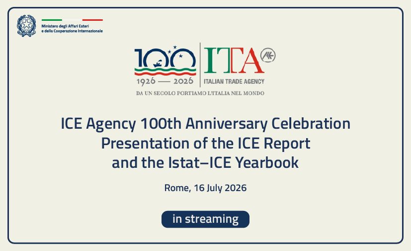 Tajani attends the event marking the centenary of the Italian Trade Agency, the presentation of the Italian Trade Agency Report, and the ISTAT-ITA Yearbook