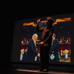 Santiago del Cile, in scena Mistero Buffo per il centenario della nascita di Dario Fo Foto credits: NICOLÁS RETAMAL
