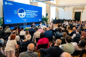 Gran Guardia, conferenza delle direttrici e dei direttori degli istituti italiani di cultura convegno (HUM) Società Verona 22JUL26 foto di GIORGIO MARCHIORI NPK