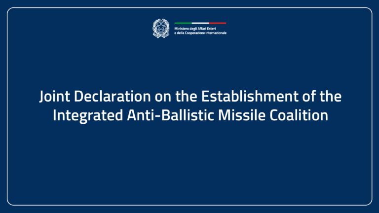 Joint Declaration on the Establishment of the Integrated Anti-Ballistic Missile Coalition