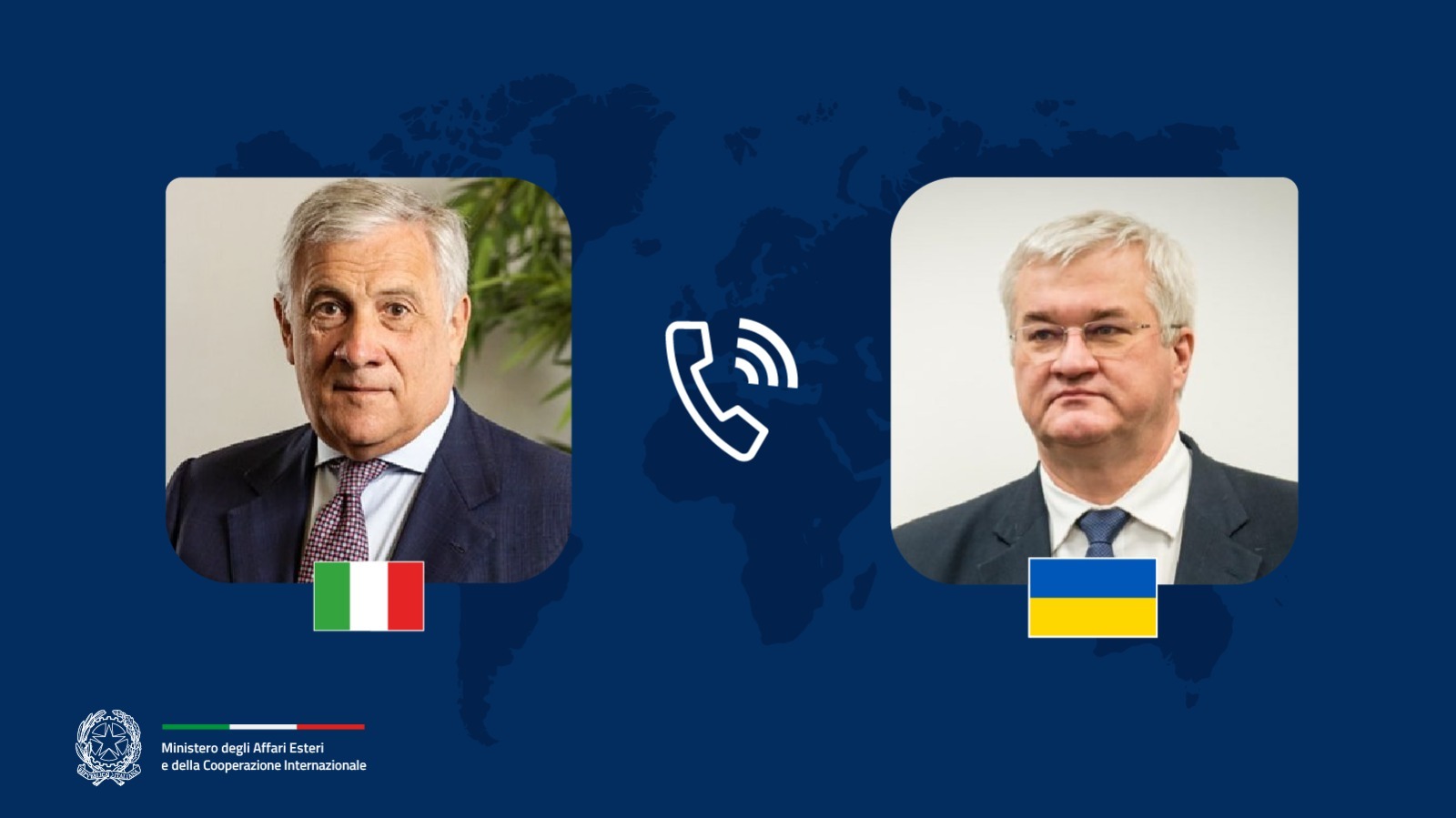 Anniversario dell’indipendenza Ucraina: colloquio telefonico di Tajani con l’omologo ucraino Sybiha
