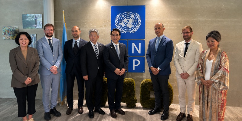 Il Governatore della Provincia coreana di Chungcheongnam-do in visita all’AI Hub for Sustainable Development di Roma