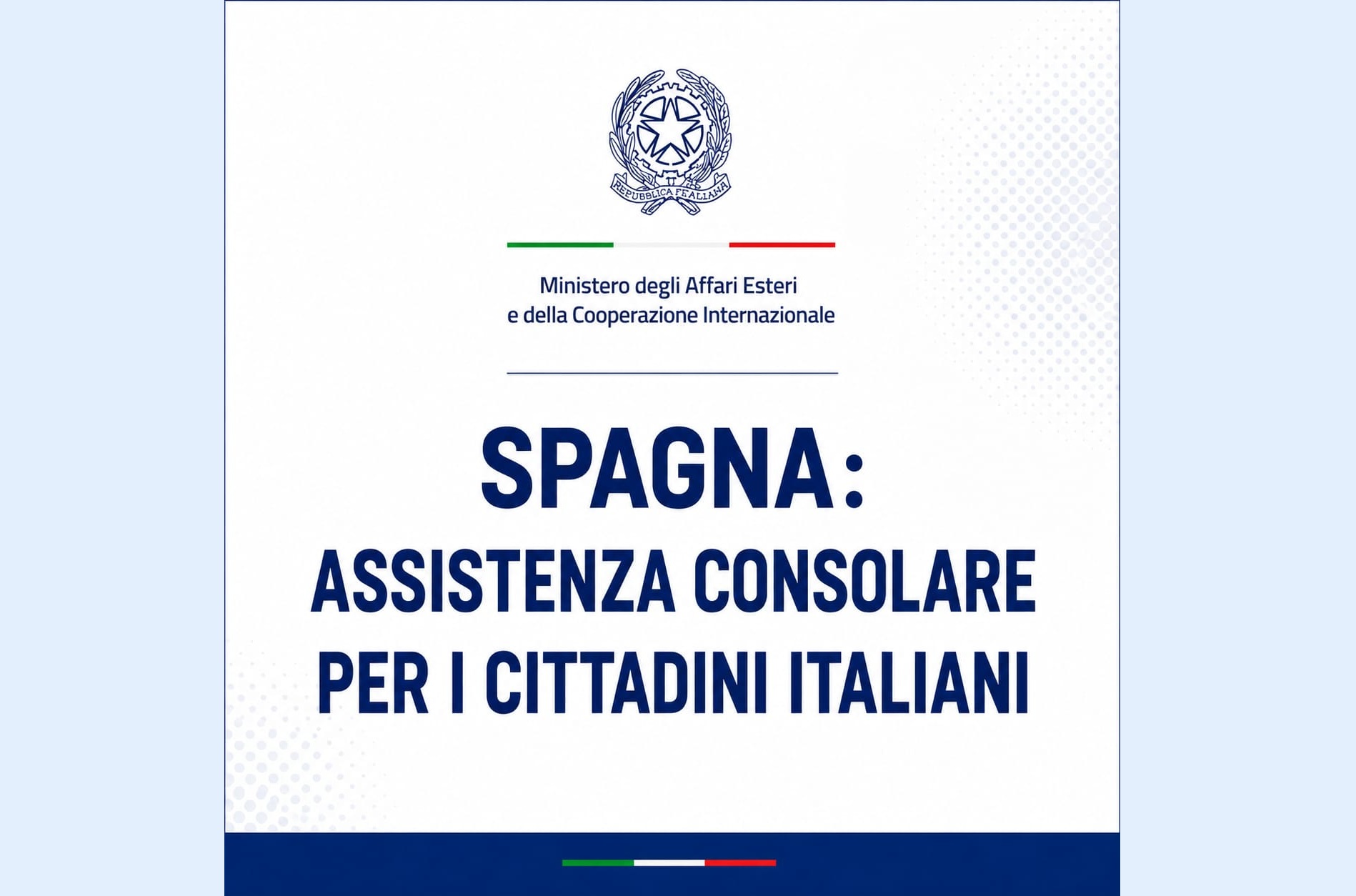 Spagna, assistenza consolare per i cittadini Italiani