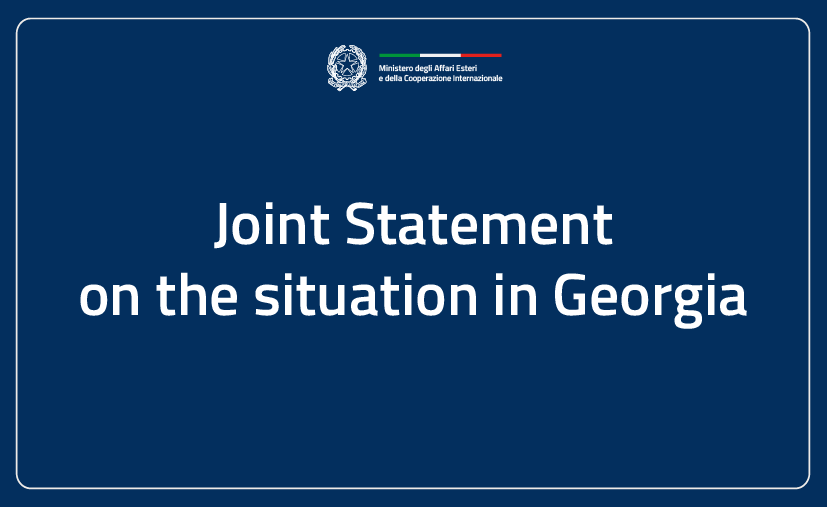 Dichiarazione congiunta sulla situazione in Georgia
