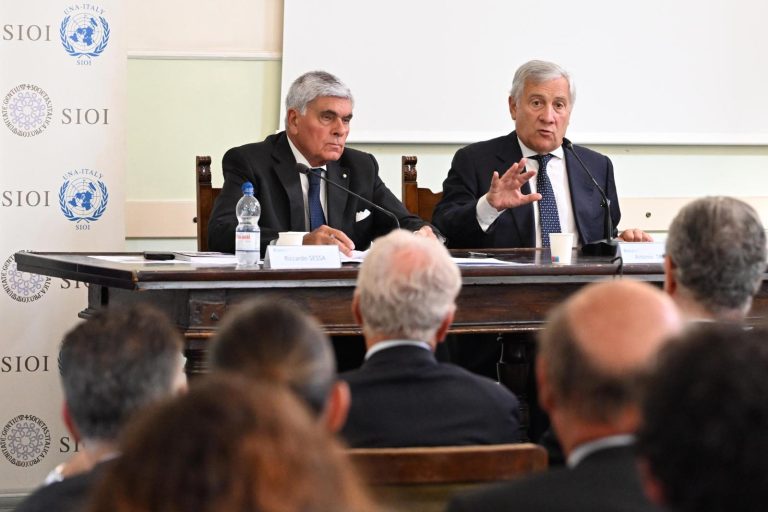 Il Ministro Tajani alla cerimonia di apertura dell’anno accademico 2026-2027 della SIOI
