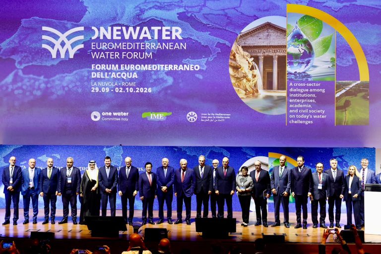 Il Ministro Tajani ha partecipato alla riunione ministeriale dell’Unione per il Mediterraneo sull’Acqua