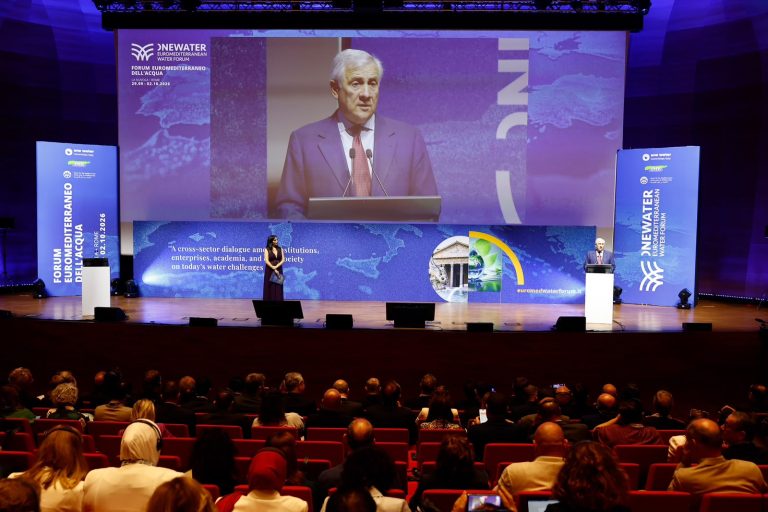 Il Ministro Tajani ha partecipato alla riunione ministeriale dell’Unione per il Mediterraneo sull’Acqua