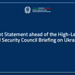 Joint Statement ahead of the High-Level UN Security Council Briefing on Ukraine