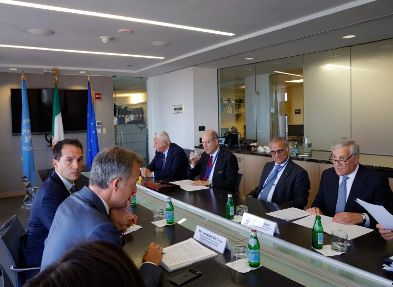 Tajani oggi all’Assemblea Generale dell’ONU a New York