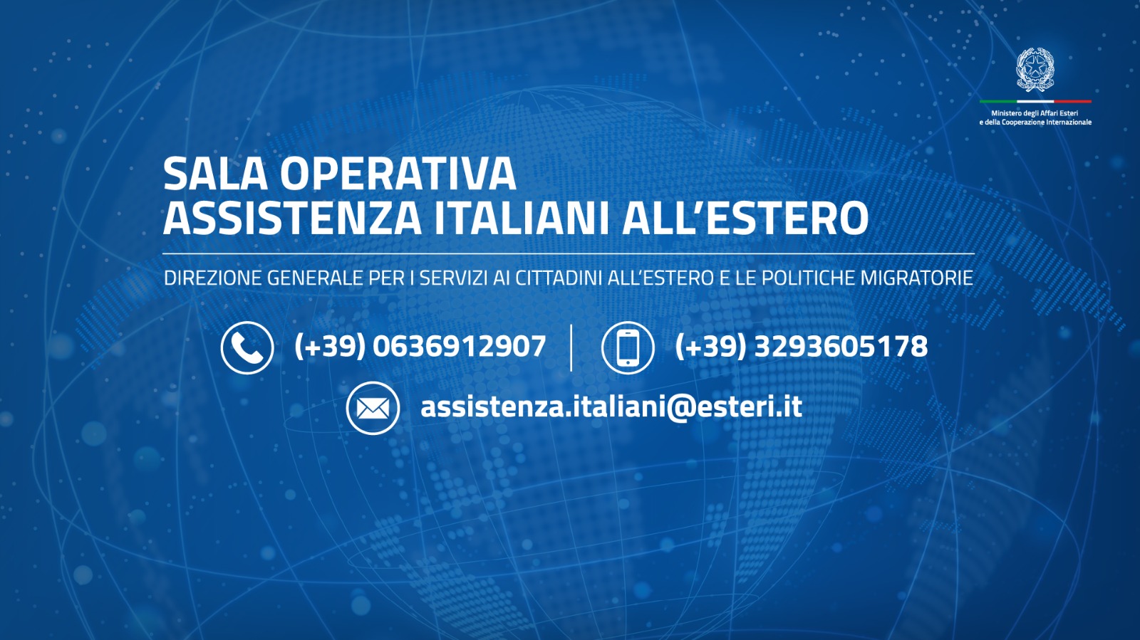 Tajani annuncia la nascita della sala per l’assistenza italiani all’estero